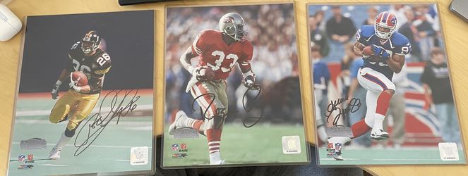 Autographed Pictures NFL 49ers STEELERS BILLS 