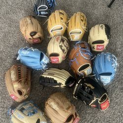 Rawlings, Wilso, And  Marucci Gloves