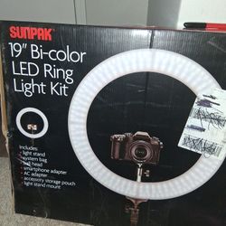 19" Bi Color LED Ring Light Kit