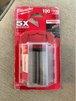Milwaukee 100 pack  blades