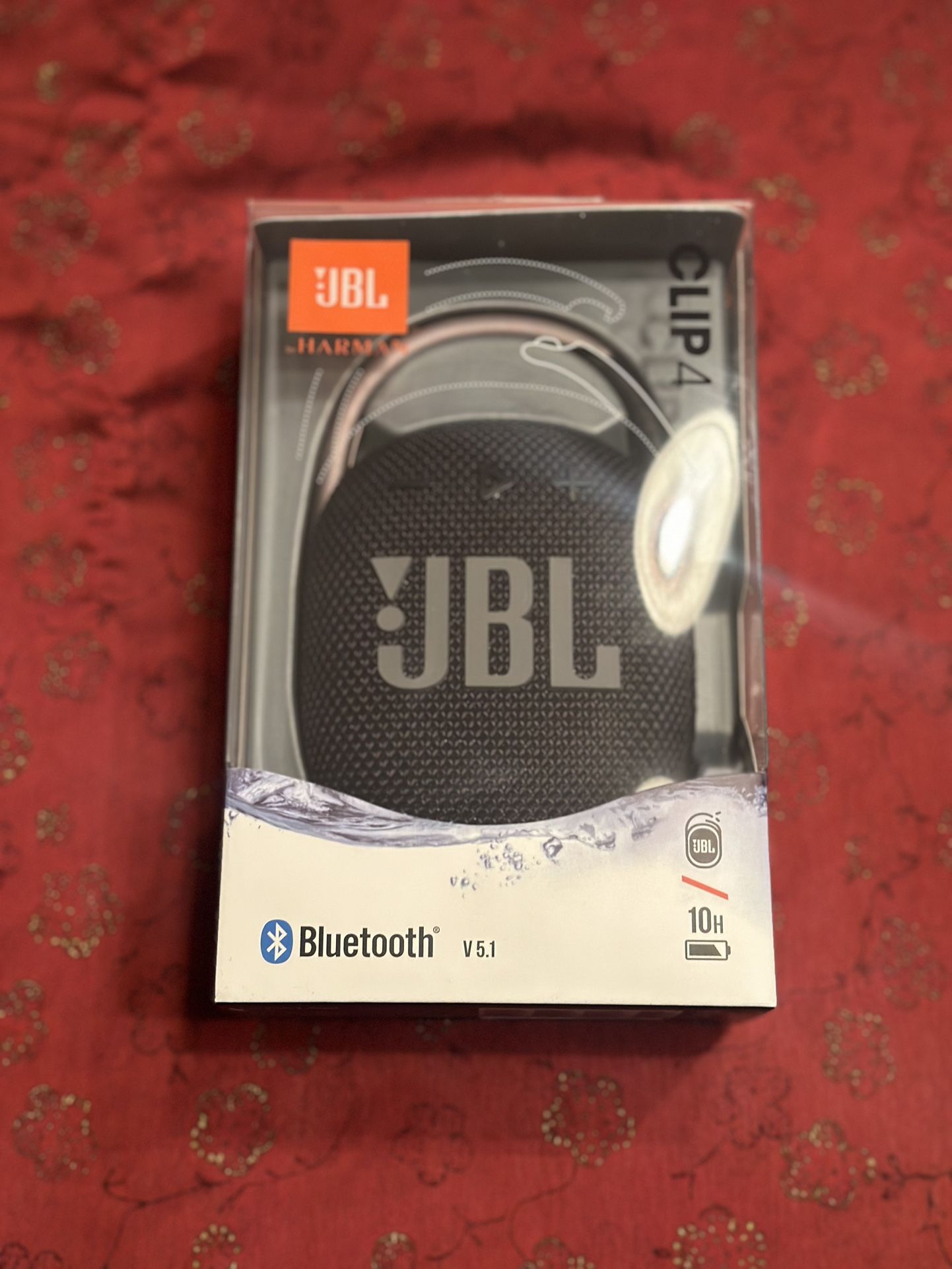 JBL Clip 4 Bluetooth Portable Wireless Speaker Black 
