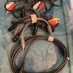 Large Bunch Of Sound/Mic Cables 
