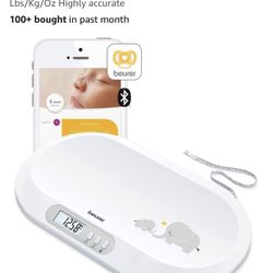 Beurer BY90 Baby & Pet Digital Scale with App – LCD Display