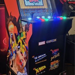 Street Fighter Arcade1up Cabinet With Over 15,000 Video Games 