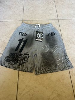 Gray Hellstar Shorts