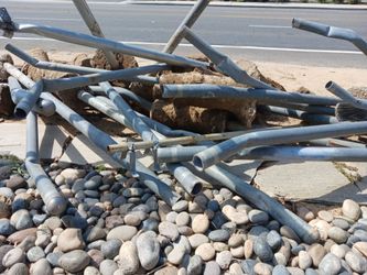 Free fence post/ scrap metal
