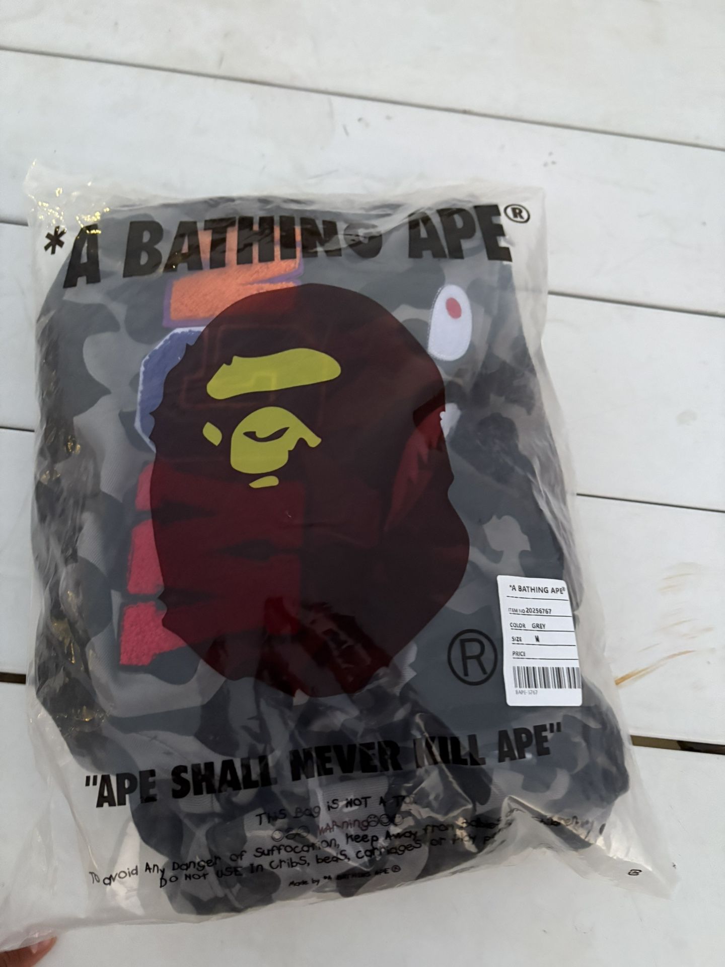 BAPE zip Up Size M