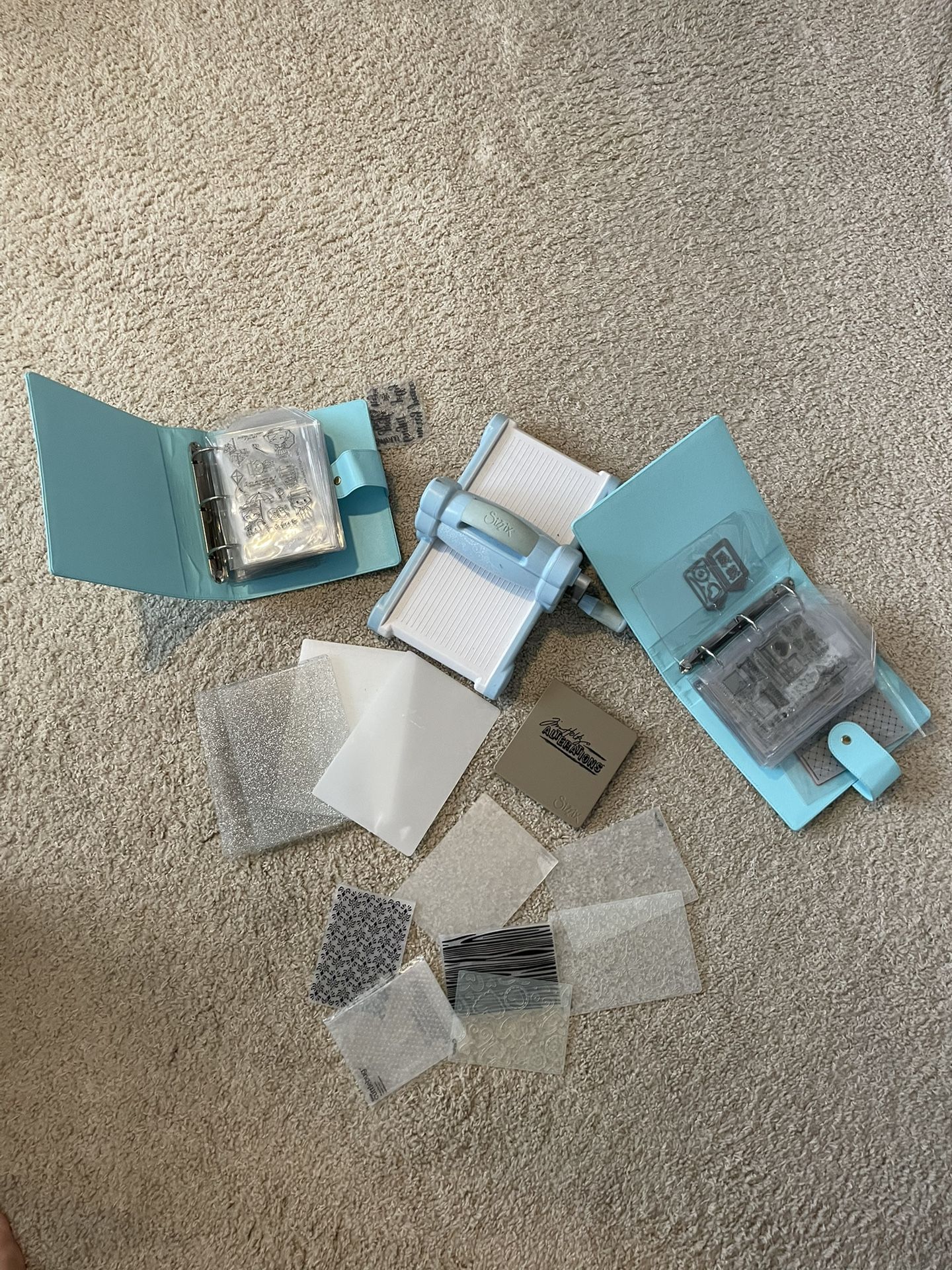 Sizzix big shot With Folders & Stamps/ lawnfawn