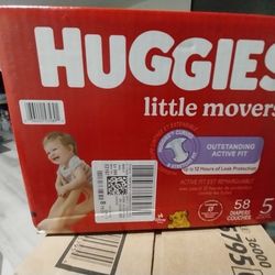 HUGGIES SIZE 5 $25