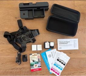 GoPro HERO13 Black Bundle (2) Enduro Batteries 128GB microSDCard, Carrying Case & Chest Mount.