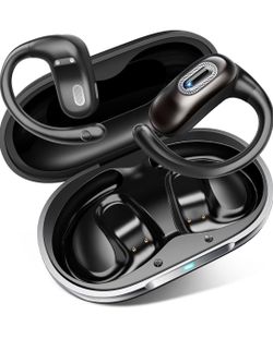 Wireless Earbuds with Ear Hook and Charging Case