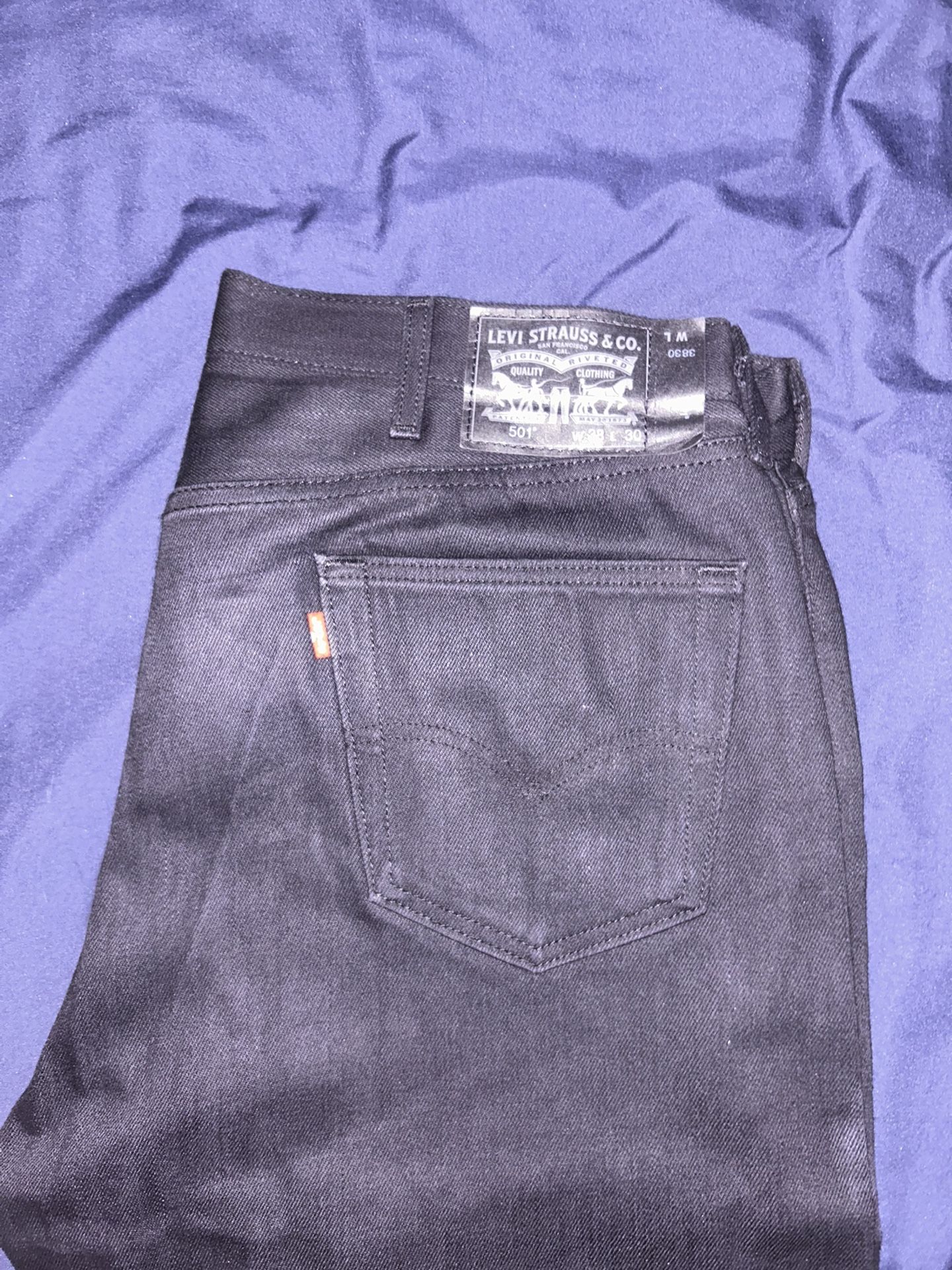 Black 501 Levis