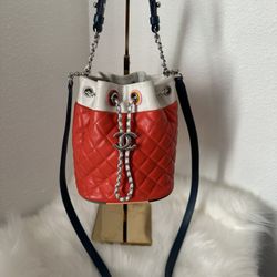 Authentic Chanel Cuba Drawstring Bag