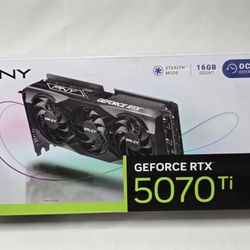 pny geforce rtx 5070 Ti 16gb GDDR7 5.0 graphics card tripe fan 