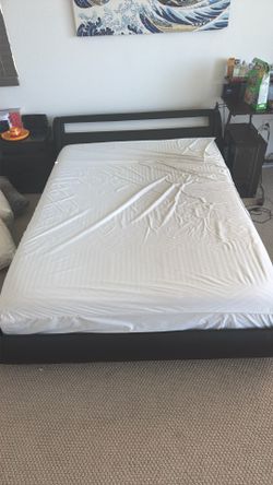 Mattress and bedframe