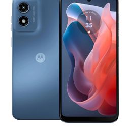 Straight Talk Moto G Play 4G 2024, 64GB, Blue - Prepaid Smartphone