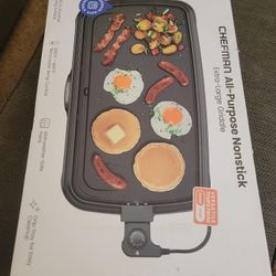 CHEFMAN Exra  Large Griddle ...NEW  10"×20"
