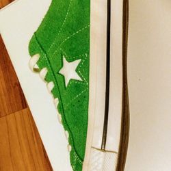 One-Star Converse (Apple Green)