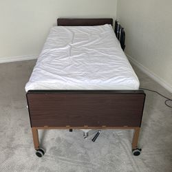 Hospital Bed With Side Rails