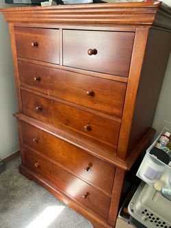 Real wood dresser