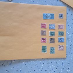 1 Sheet Good Value Old USA Stamps Lot D 123