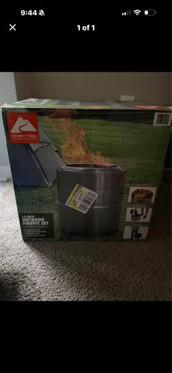 Ozark trail outdoor fire pit set *new