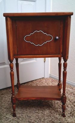 Antique smoking table/humidor