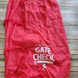 Travel bag stroller gate check