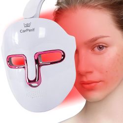 New  CarPerif LED Light Therapy Mask Red Blue Light Therapy Mask for Face 🌸