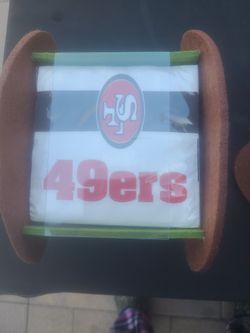 Brand New San Francisco 49ers Napkins & Holder