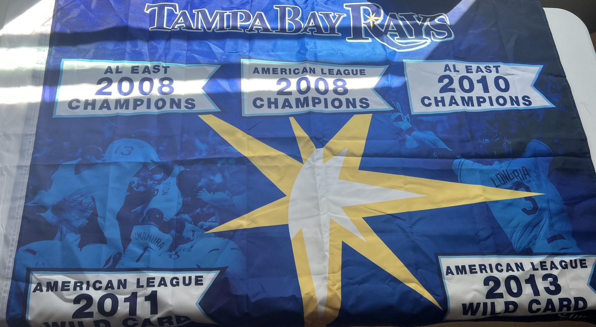 Tampa Bay Rays MLB banners and flags and other sports banners and