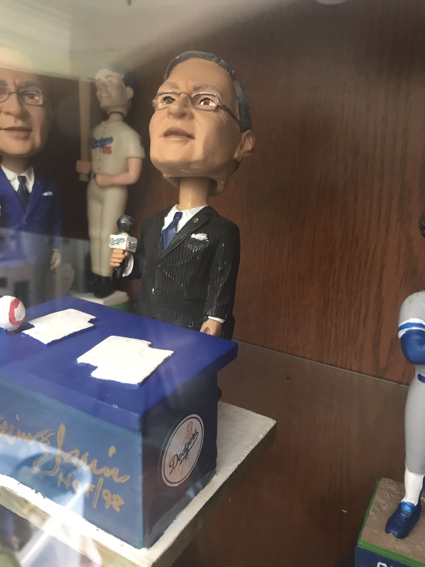 Jaime jarrin custom dodgers announcer bobblehead
