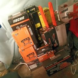 Rigid Brushless Subcompact Drill Sets And Finish Nailers Along With Echo Chainsaws Gas And Battery