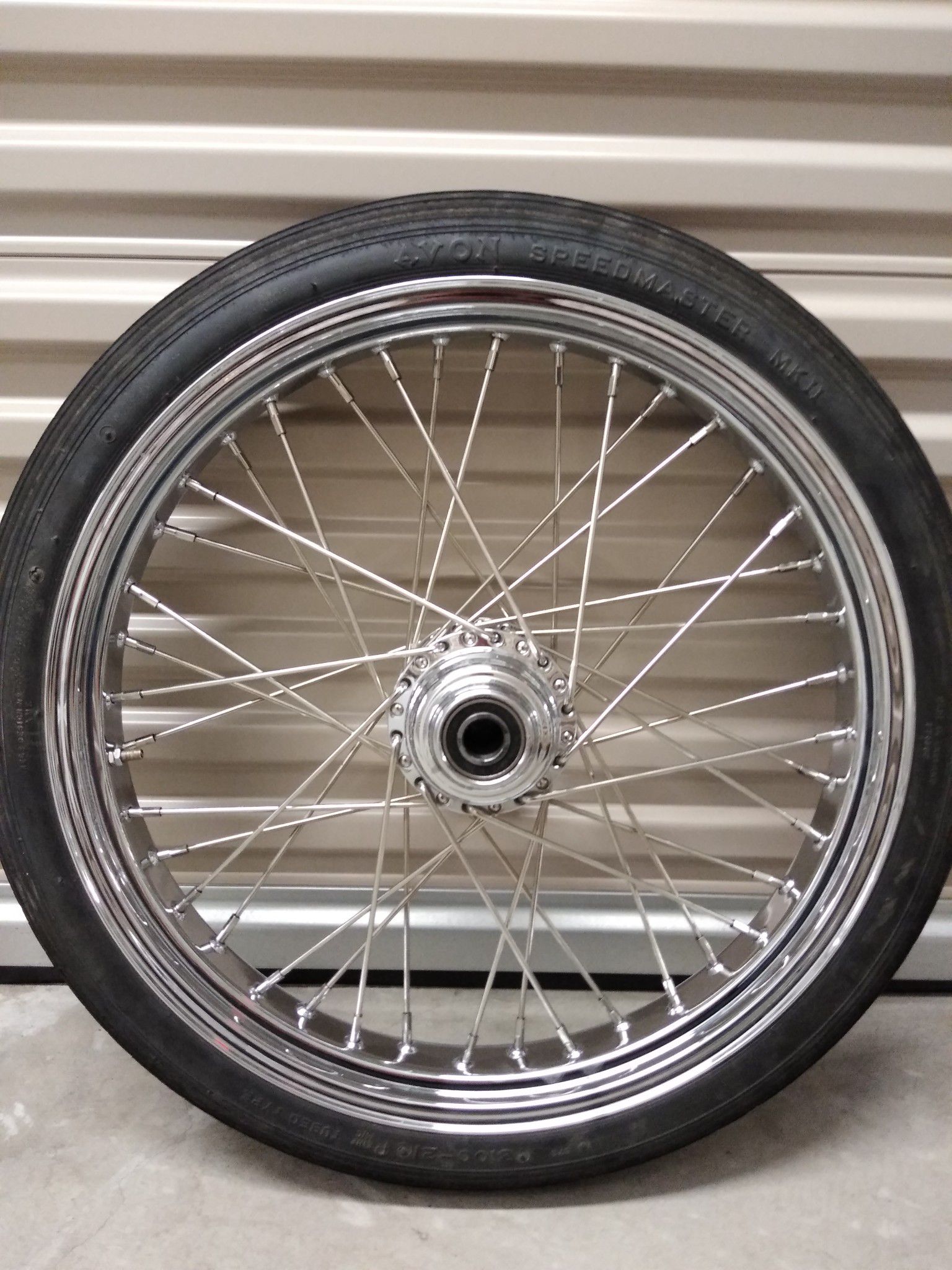 Custom motorcycle wheel by ride wright