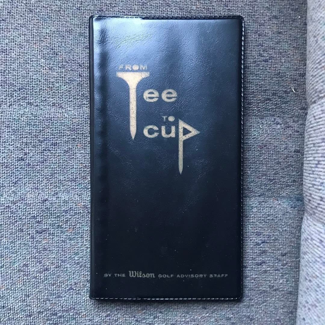 Vintage Golf Book From Tee To Cup Wilson Golf Advisory Staff 1963 Dustcover