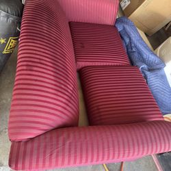 Red Sofas.   Great Conditions.  