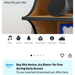 Echo POP Amazon speaker (Charcoal)