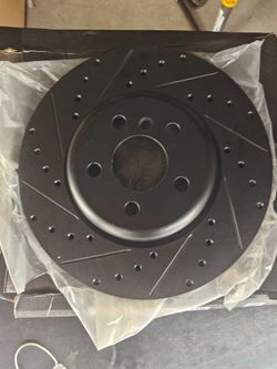 BMW Dynamic Friction 633-31133D 633-31134D 633-31130L 633-31130R Drilled/Slotted Black Zinc Rotors