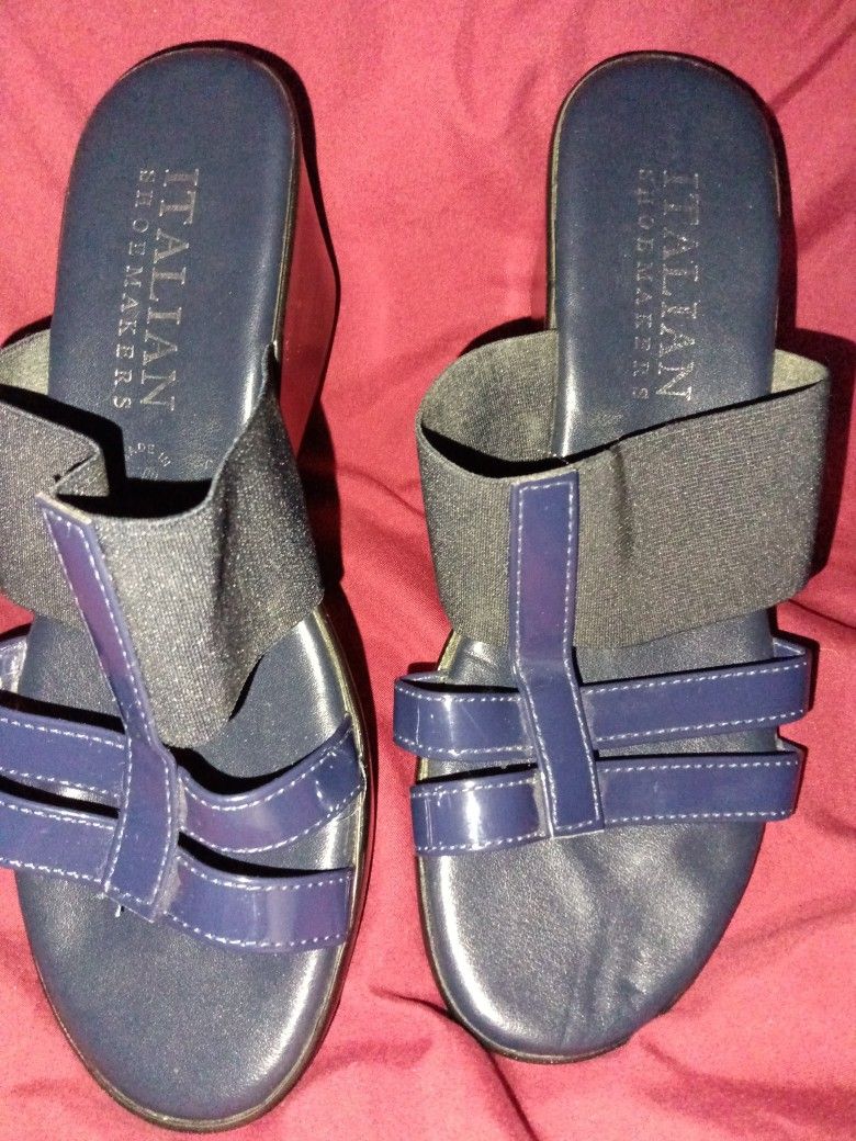 Italian Wedge Sandals 