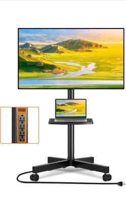 Mobile Tv Stand with power outlet