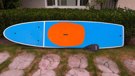 Paddleboard with paddle