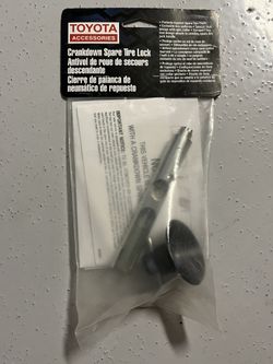 Toyota Crankdown Spare Tire Lock - Brand New!