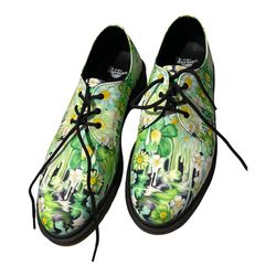 Very rare doc martens green acid floral size 10