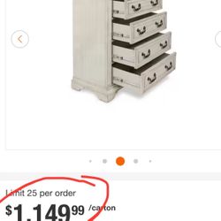 Beautiful  Vintage Dresser New 