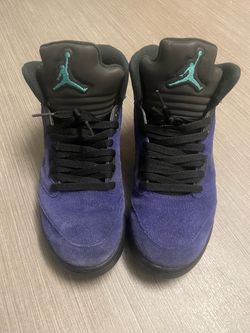 Jordan 5 grape Suede High-Top