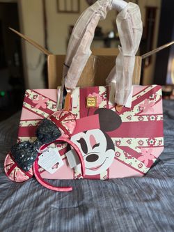 Dooney & Bourke Disney UK Epcot Tote and Ears - NWT