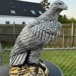 Large eagle statue