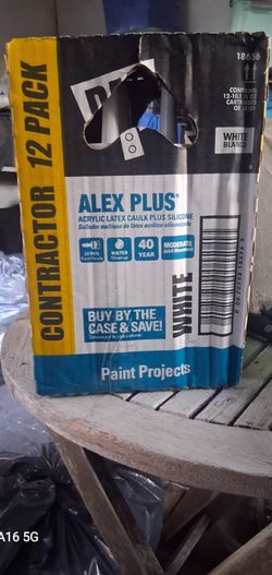 12 pack Alex plus white caulking