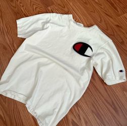 Champions Logo White Tee