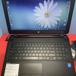 HP NOTEBOOK model # 15  500 GB  HHD ...4.0 RAM . READY FOR CLASSES ON LINE OR WORK FROM HOME  
